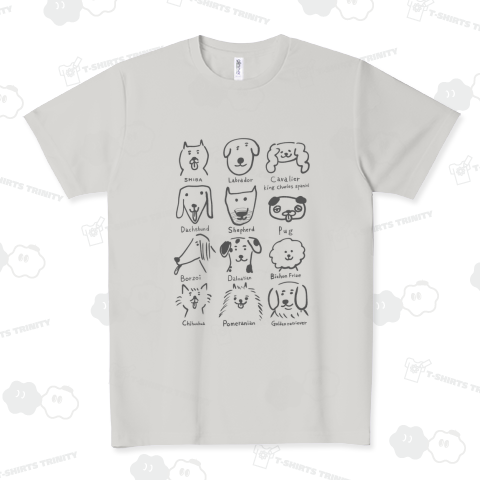 うろ覚えワンちゃん ドライTシャツ(4.4オンス)