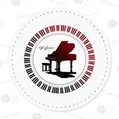 Life of piano/グランドピアノ赤