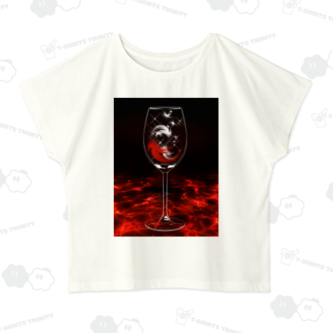 feather Wine/羽根のワイン/赤色