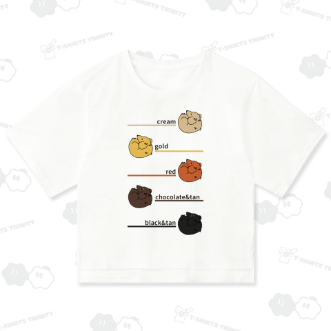 おやすみダックスフンド色んなカラー大集合(前面印刷)