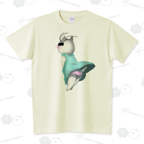 パンチラバーコード犬