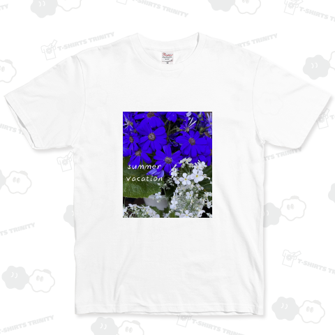 夏休みのお花Tシャツ