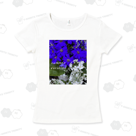 夏休みのお花Tシャツ