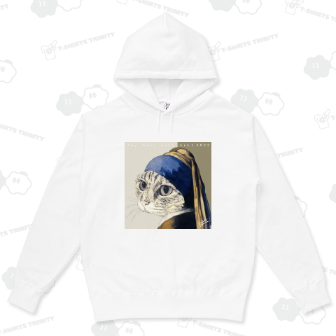 Any Kobe with Arts 2022 Tシャツ : フェルメール猫 アフリカⅠ