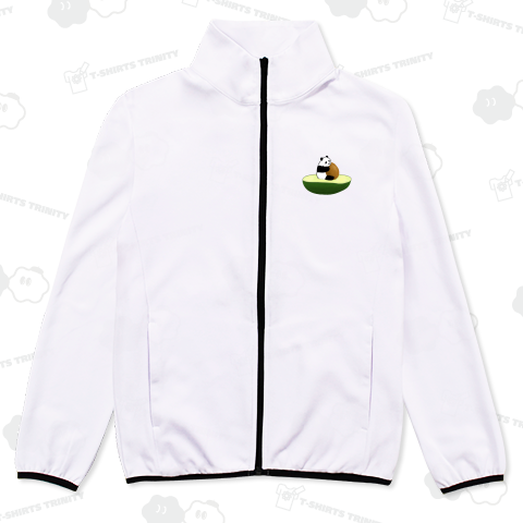 アボカドの窪みにパンダ