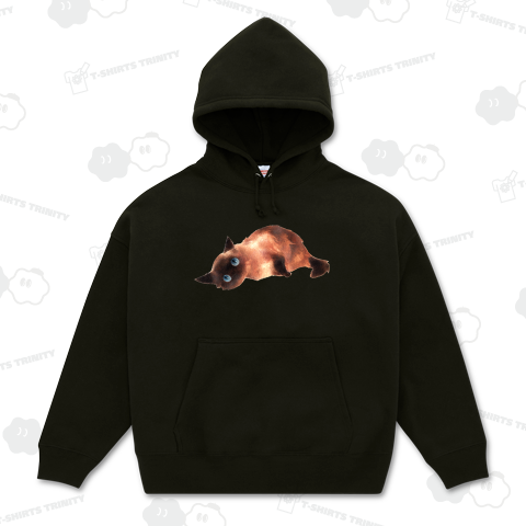 寝転がりだるーんシャム猫