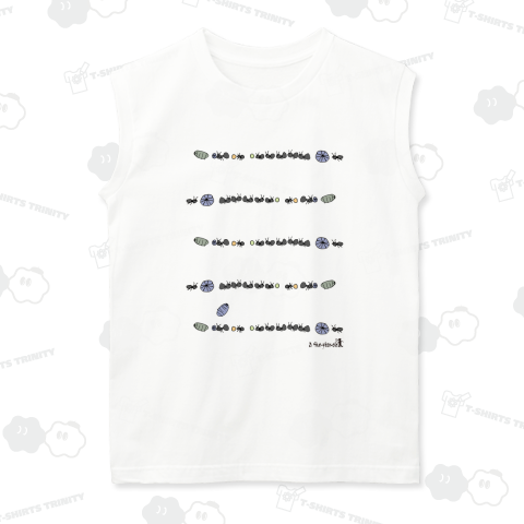 アリとダンゴムシ