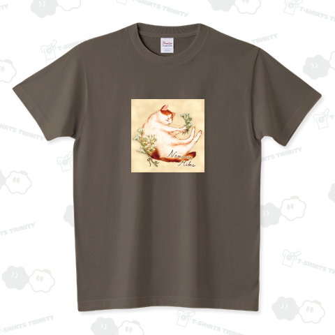 三毛猫とかすみ草【ねむるみけ】