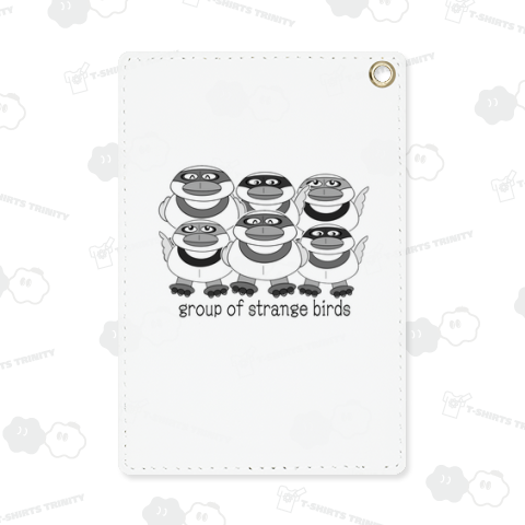 変な鳥の集団