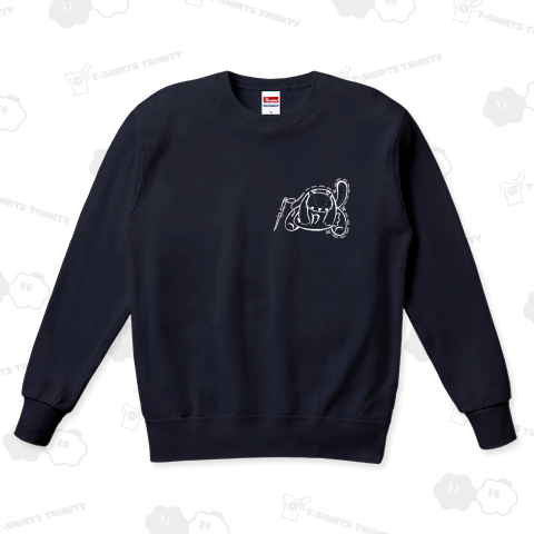 ぬいつけにゃんこぬい(白線)