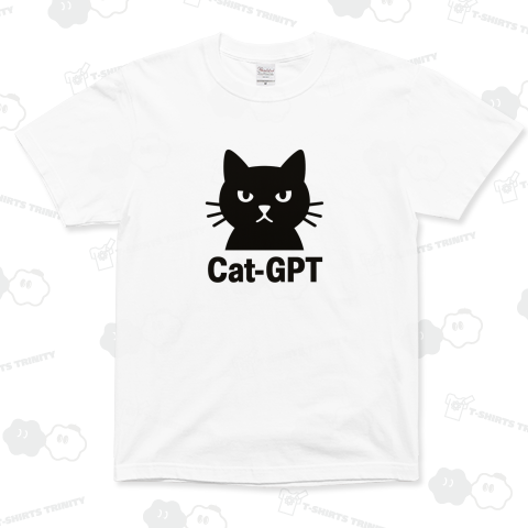 Cat-GPT パロディ Tシャツ