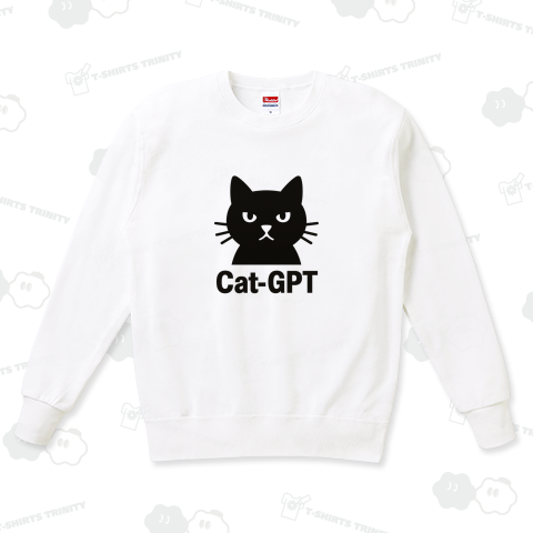 Cat-GPT パロディ Tシャツ