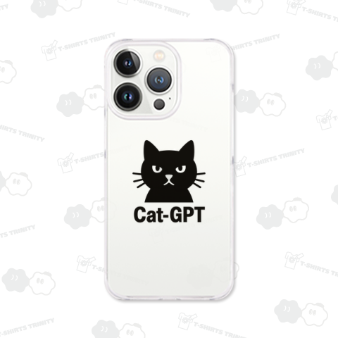 Cat-GPT パロディ Tシャツ