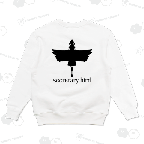 ヘビクイワシ・シルエット(背面プリント・カスタマイズ可)