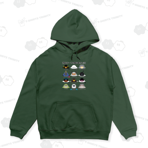 鳥モチーフの帽子屋さん① (表面プリント)