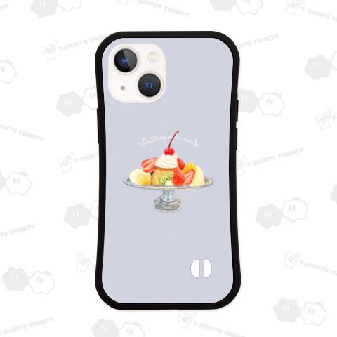 プリンアラモード(背景なし)