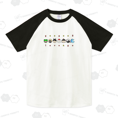 gaagaaS_Tシャツ2025_Love&go ラグランTシャツ(5.6オンス)