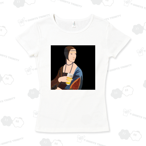 麦酒を飲む貴婦人