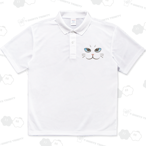 猫の顔 ブルーアイ 前面プリントのみ