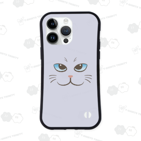 猫の顔 ブルーアイ 前面プリントのみ