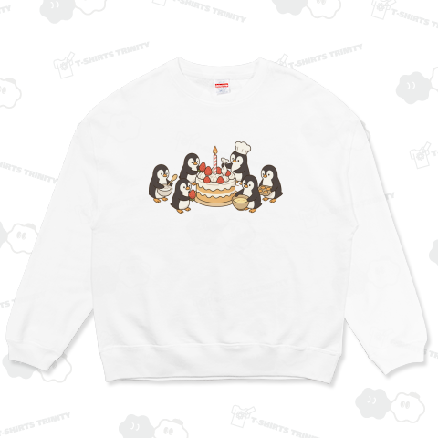 ペンギンたちのケーキ作り