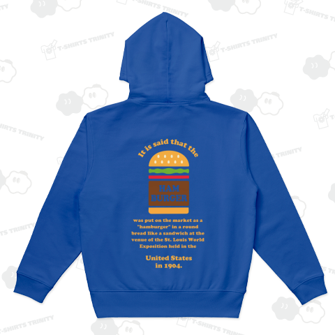 ハンバーガーの起源(バックプリント)