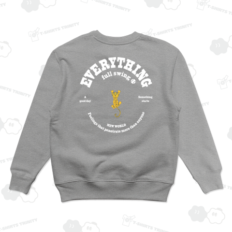 しがみつい寅(バックプリント)