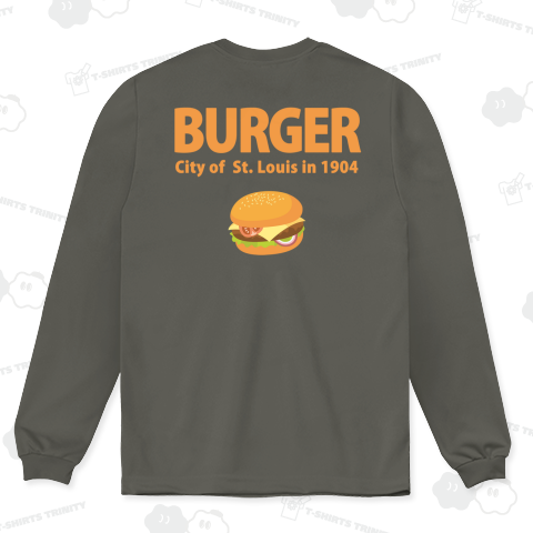 ハンバーガーの起源(バックプリント)