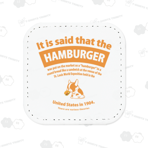 ハンバーガーの起源Edition(バックプリント)