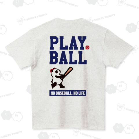 PLAY BALLパンダ(バックプリント)