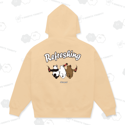 爽やかになるひととき♪くまさんver.(バックプリント)