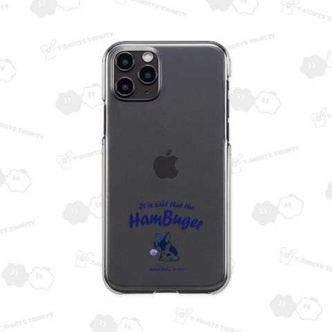 ハンバーガーの起源 ネイビーVer.(バックプリント)