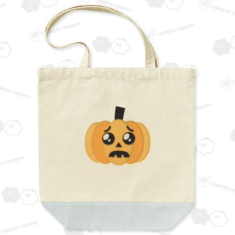 ぴえんぷきん【ロゴなし前面】 配色トートバッグ  Mサイズ