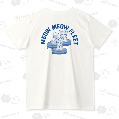 お茶の間第7(ニャニャ)かんたい_ブルー(バックプリント)