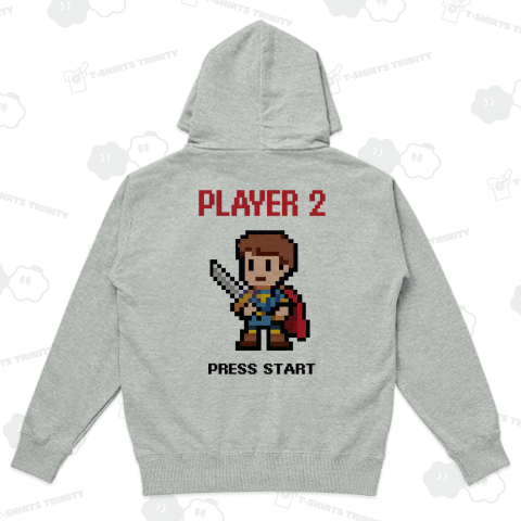 RPG風ドット絵【背面】PLAYER2 男の子