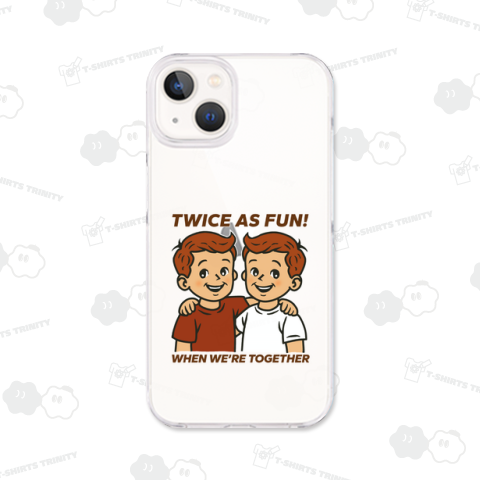 一緒にいると2倍楽しい(男の子の双子)(イラストメイン)