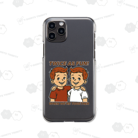 一緒にいると2倍楽しい(男の子の双子)(イラストメイン)