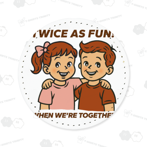 一緒にいると2倍楽しい(男女の双子)(イラストメイン)