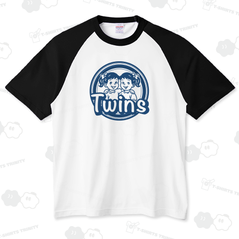 ワッペン風Twins(女の子の双子)