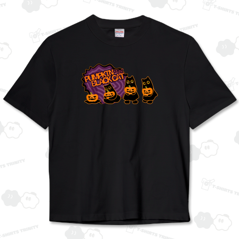 おしゃべりカボチャと友だちの黒猫