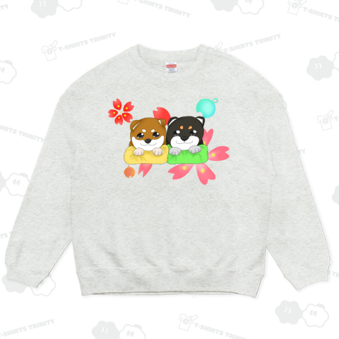 柴犬べびーズwith和風花柄