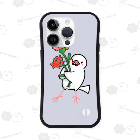 カーネーション文鳥さん フルカラー