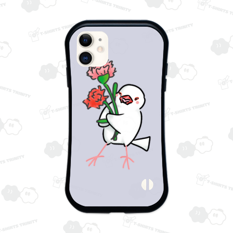 カーネーション文鳥さん フルカラー