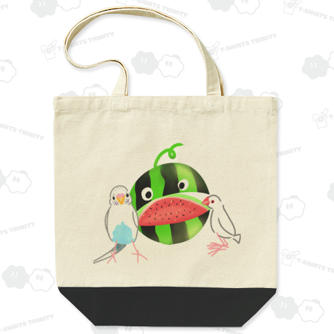 スイカちゃんと小鳥ず