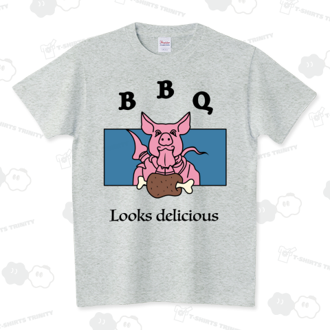 肉・・・美味しそう! スタンダードTシャツ(5.6オンス)