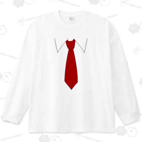 シャツとネクタイ(赤)