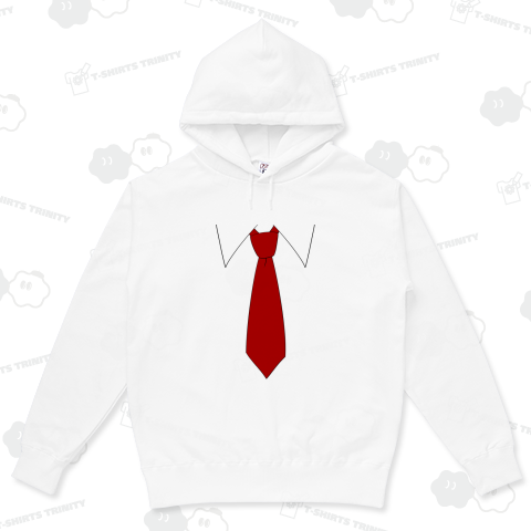 シャツとネクタイ(赤)