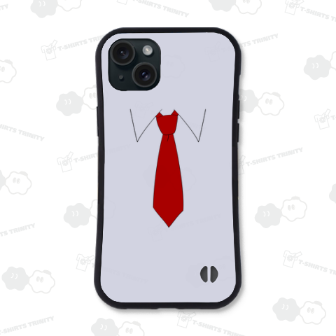 シャツとネクタイ(赤)