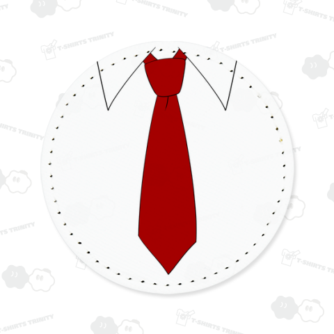 シャツとネクタイ(赤)