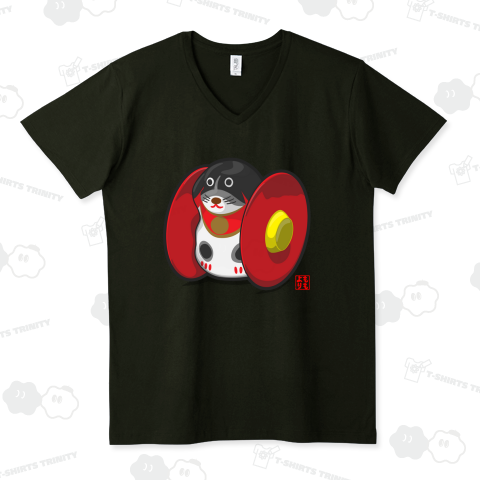 浜松張子人形 犬車(静岡)